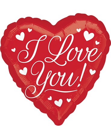I Love You Mylar